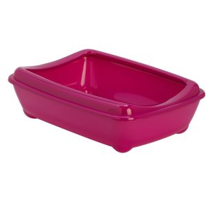 Moderna – Knaagdier/kattentoilet met rand Large, Hot pink