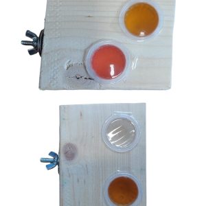 BYoshi Nature – Dubbele fruitkuiphouder hout