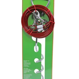 Boon – Campingset draaipen met staalkabel