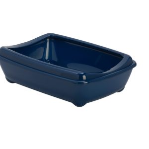 Moderna – Knaagdier/kittentoilet met rand Medium, Blueberry