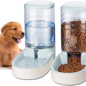 PawFeast Voedingsstation | Automatische Voer- en Waterdispenser voor Katten en Honden