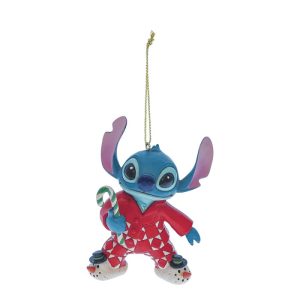 Stitch In Kerstpyjama Hangend Ornament