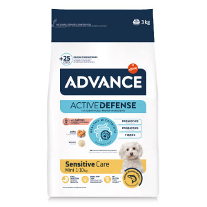 Advance Mini Sensitive met zalm hondenvoer 2 x 7 kg