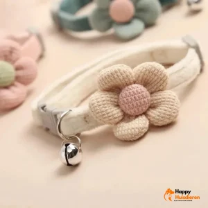 Bloemige Miauw Hanger | Verstelbare Kattenhalsband voor Stijlvolle Veiligheid