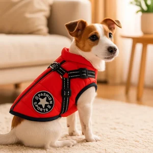 FurShield | Waterdichte winterjas voor honden met hoge zichtbaarheid