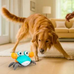 CrabbyPlay | Interactief bewegend hondenspeelgoed met sensoren