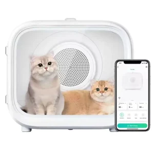 DryHaven | Stille honden- en kattendroger met 360° luchtstroom en veilig warmtebeheer