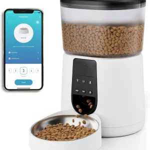 FeedSmart Voerautomaat | WiFi Huisdierdispenser met App en Stemfunctie