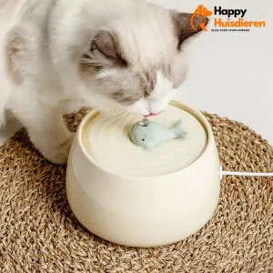 Felina Kattenfontein | Keramische Drinkfontein met Stromend Water & Filter