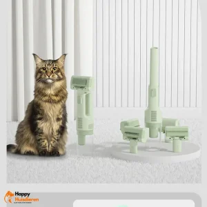 Huisdier Haarzuigborstel Draadloos | Zachte stille borstel voor schoon huis