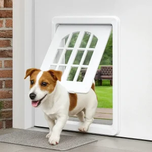 PawDoor Clear View | Transparant Hondenluik met Afsluitbaar Paneel