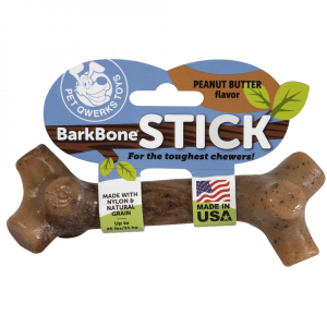 Pet Qwerks BarkBone Stick Peanut Butter – XL