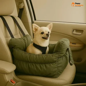 SafeSeat Bed | Autostoel voor honden met gordelbevestiging & wasbare hoes