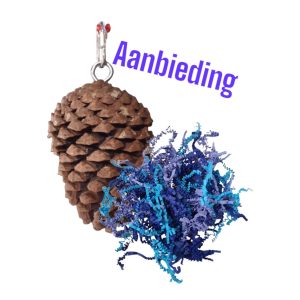 Combideal – Dennenappel hanger Large + Crinkle paper