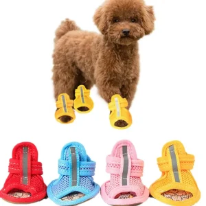 CoolPaw BreezeSteps | Ademend zomerschoeisel voor honden & katten met anti-slip grip